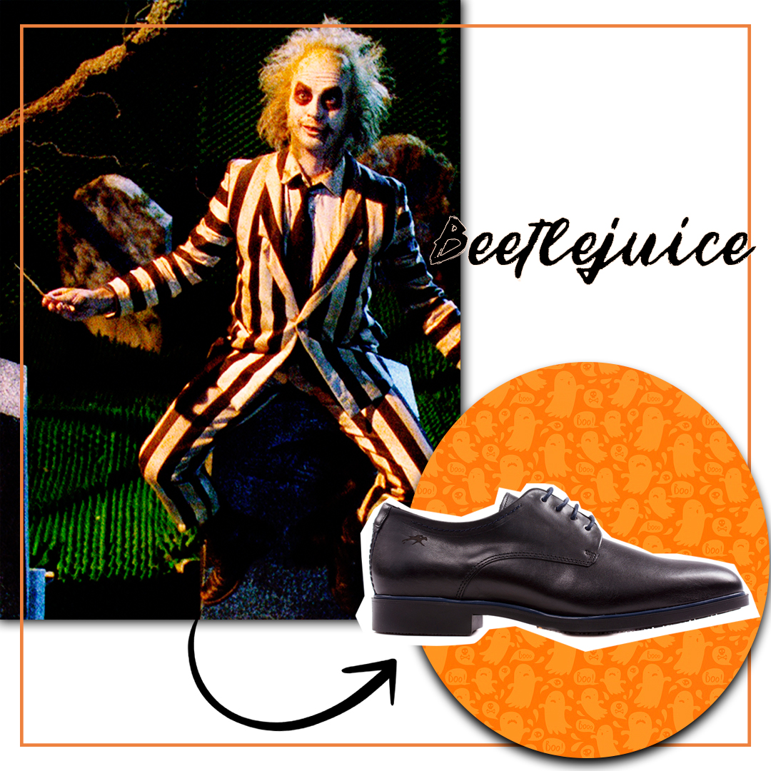 Descuentos zapatos halloween zapatos negros de vestir Fluchos 9834-coloso