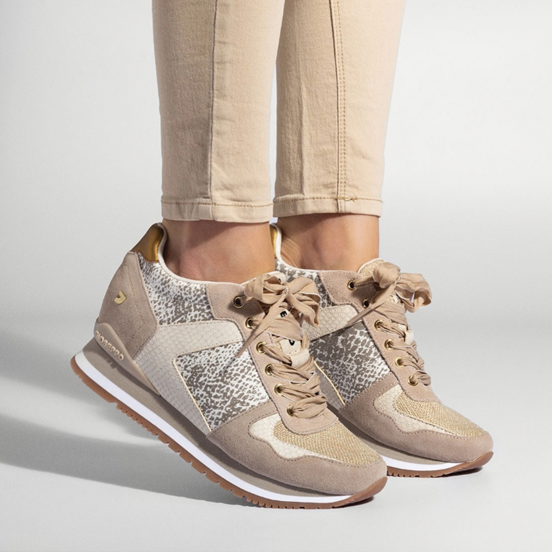 Sandales Sport Belmont Pour Femme GIOSEPPO - Cuir Naturel, Semelle Compensée Raphia, Scratch - Vietnam