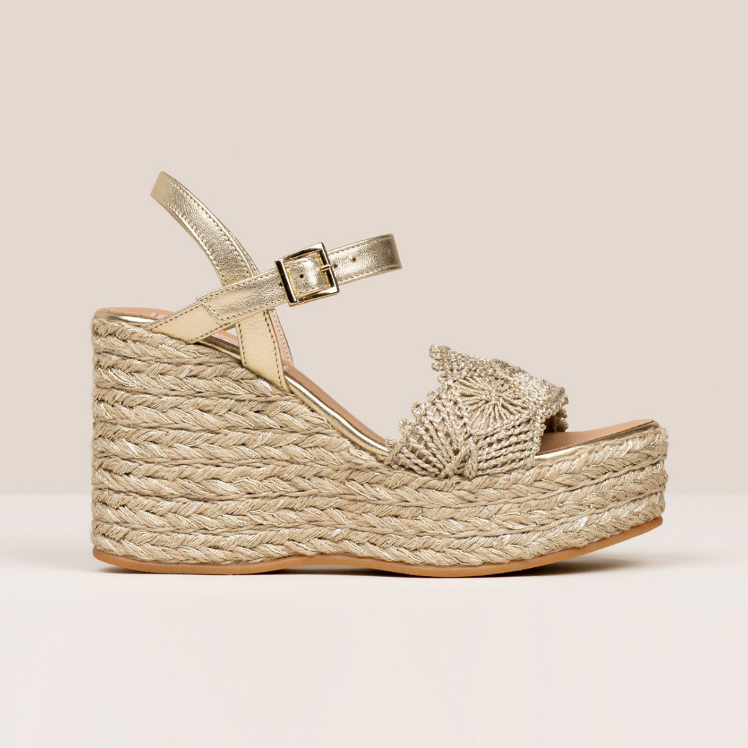 Zapatillas de esparto cuña alta Gaimo Fali