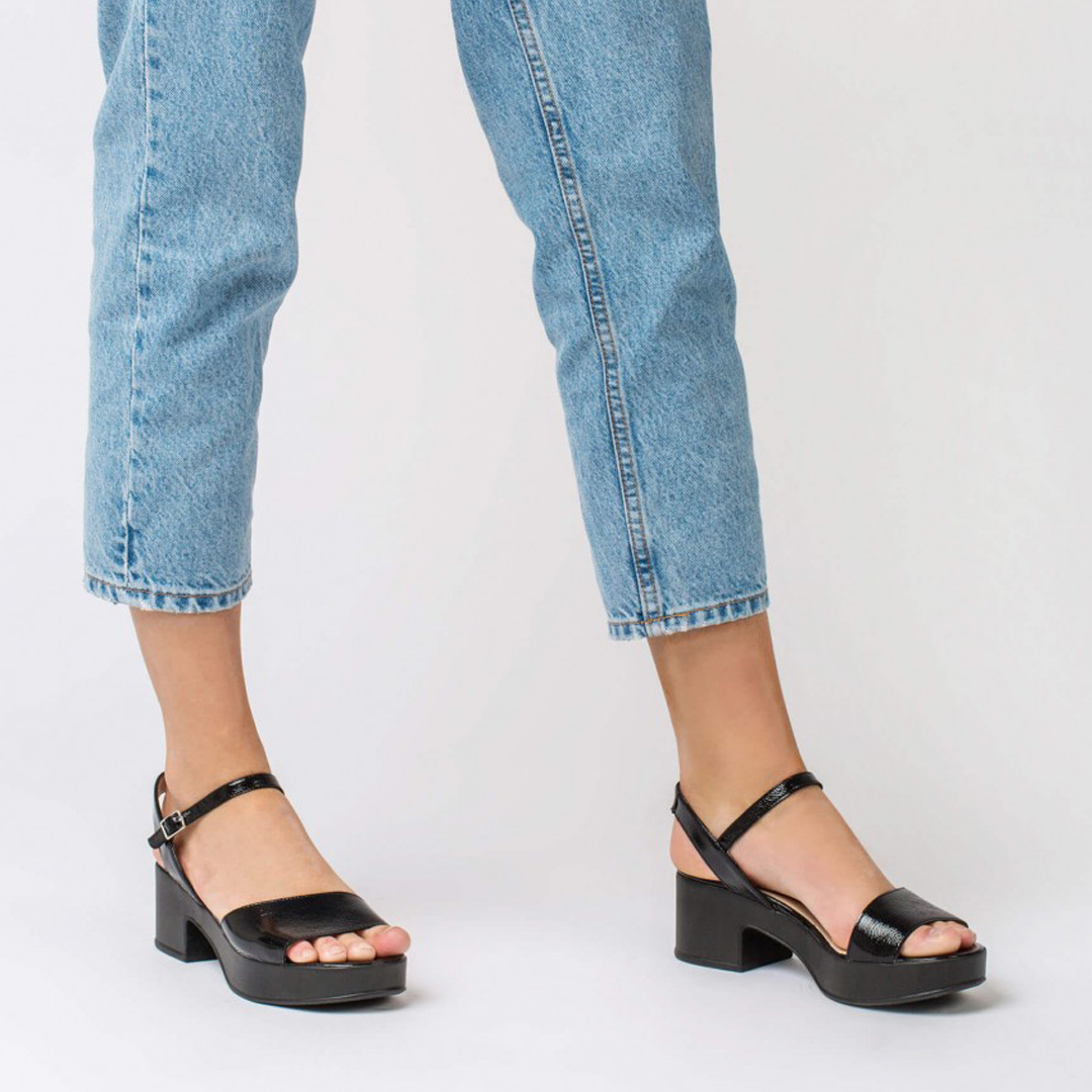 Sandalias con tacón cuadrado rebajadas wonders