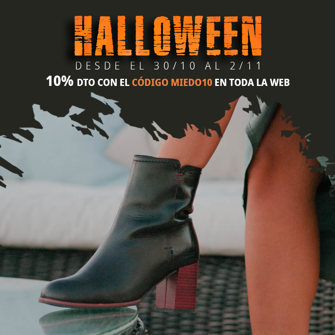 Descuentos zapatos halloween Botines Alma de Candela
