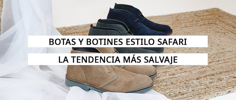 Botas y botines estilo safari