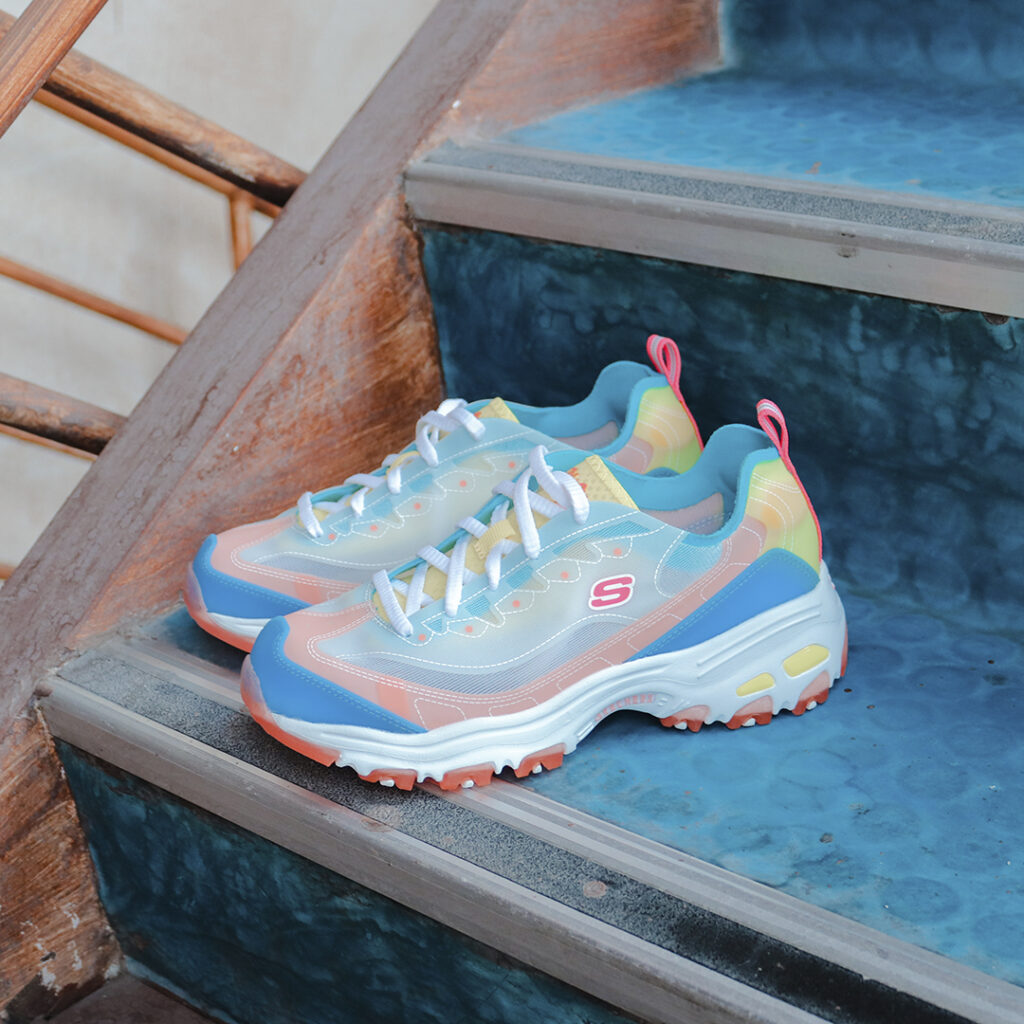 zapatos de mujer Deportivas multicolor Skechers D'Lites Fresh Air 149235