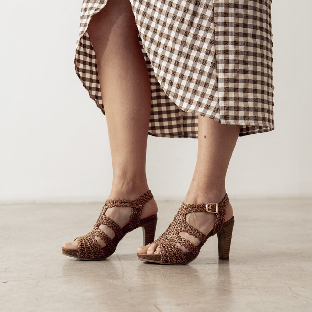 Sandalias con tacón de fantasía Hispanitas Nicola Blanco HV221810
