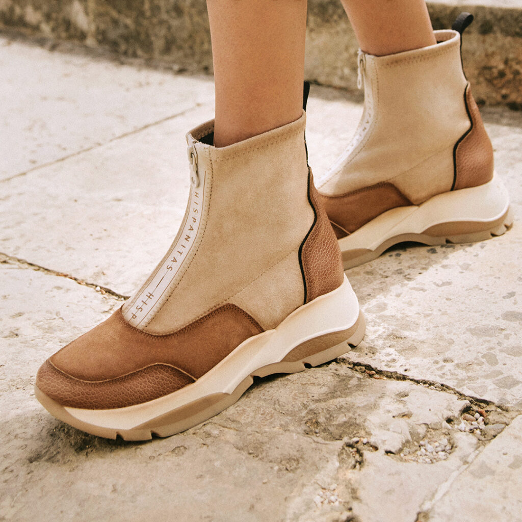 mejores botines mujer Botín suela volumen Hispanitas Andes Almond HI222202