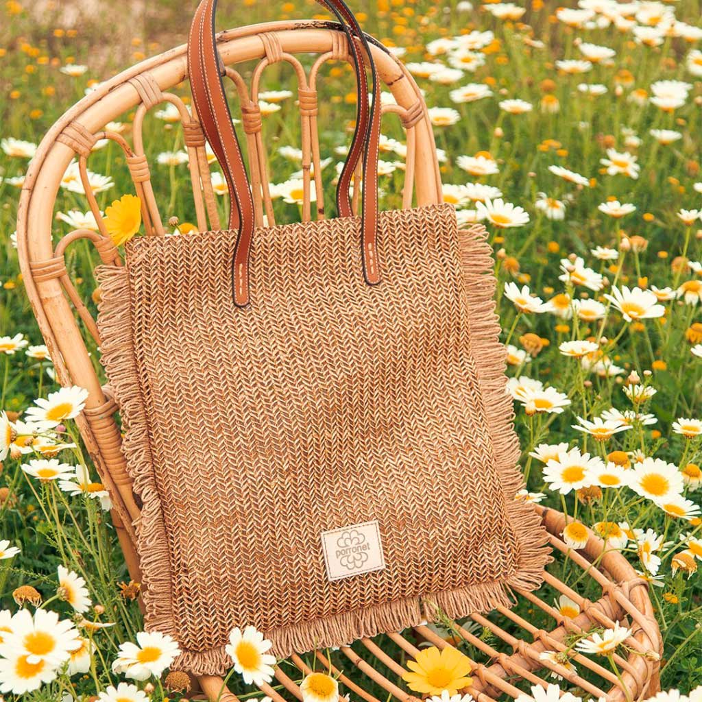 Bolso shopper de yute