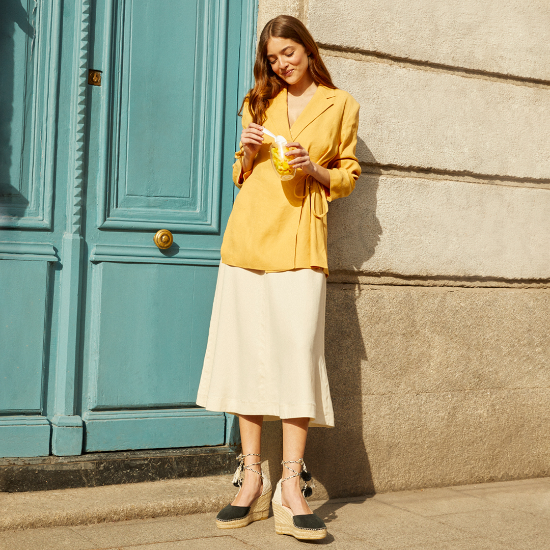 Alpargatas con plataforma de mujer, un clásico para feria que no puede faltar en tu zapatero