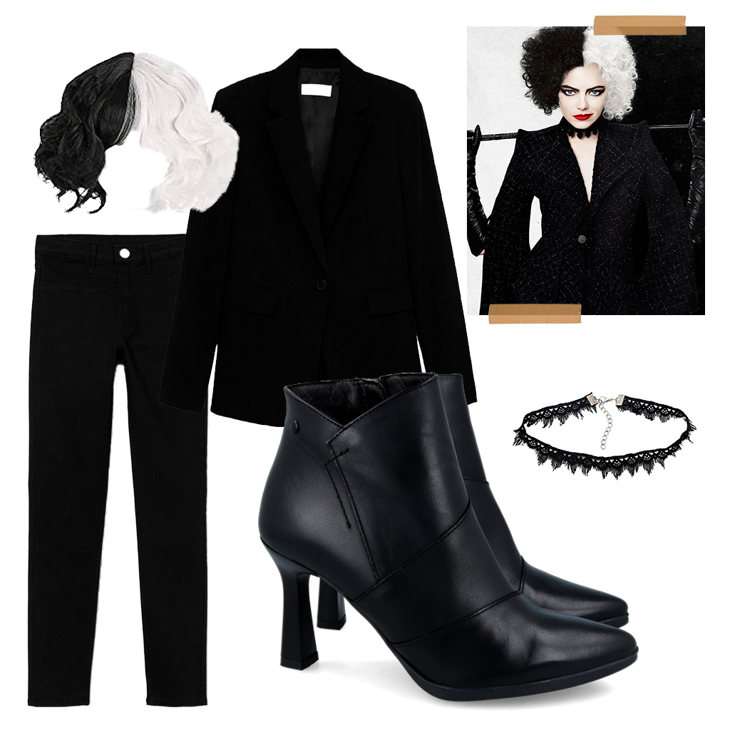 Botín de vestir con tacón negro Desireé Syra28