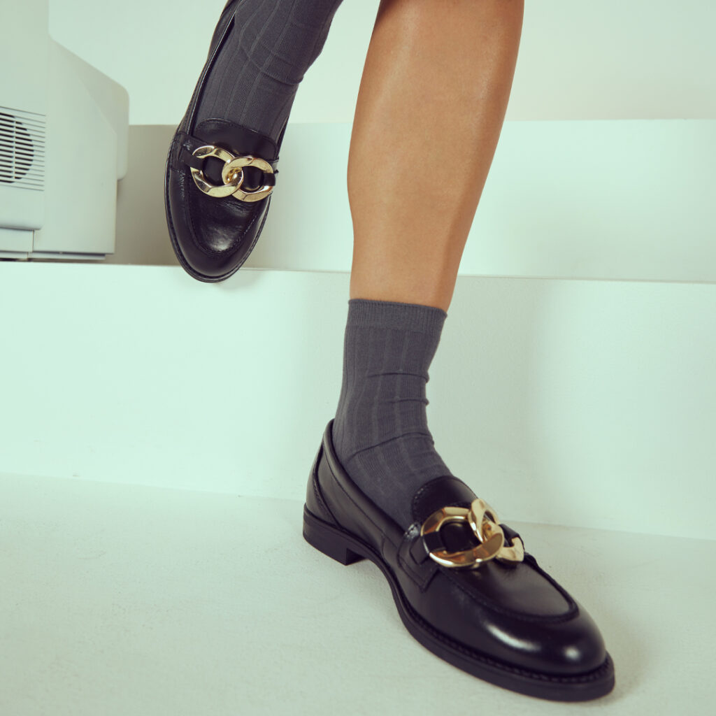 Mocasines con diseño cadena Stilmoda 1129