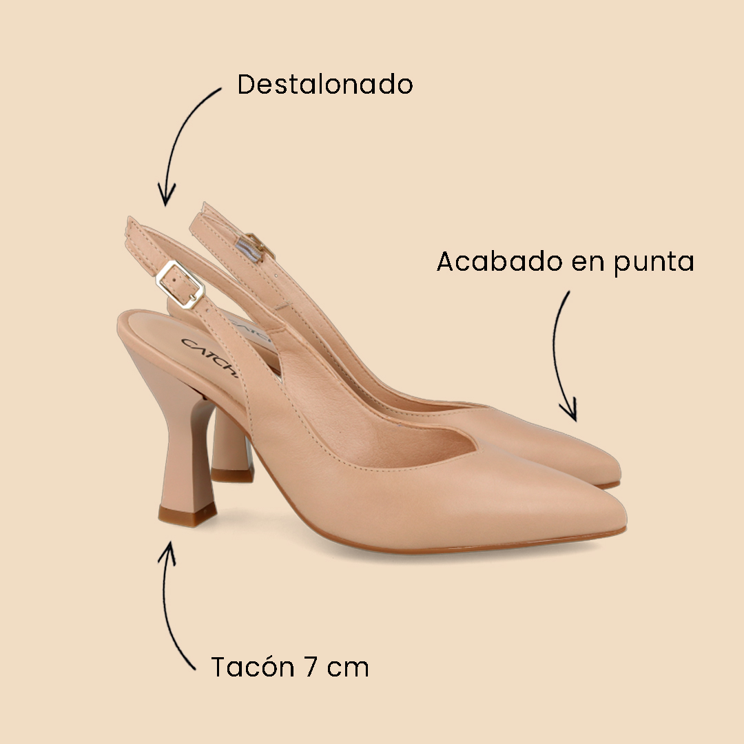 Zapatos de moda para 2024 Zapato de salón nude Patricia Miller 5529
