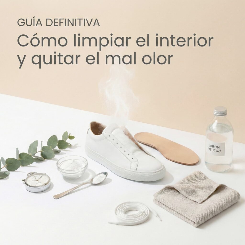 Cómo eliminar el mal olor del interior de las zapatillas