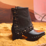 Botas polaina negras de mujer