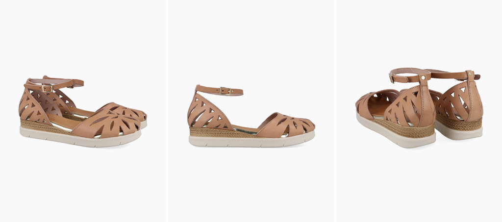 Sandalias color taupe Porronet Carlota 3151
