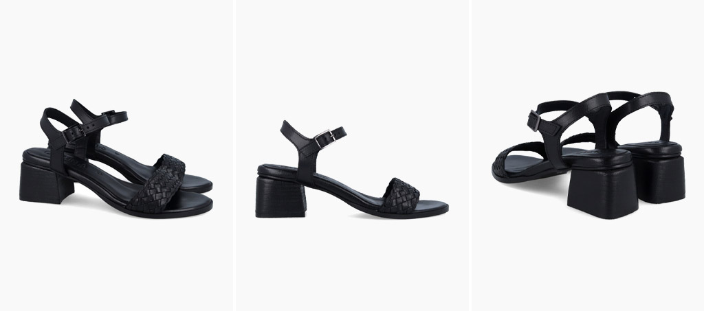sandalias con pulsera en el tobillo