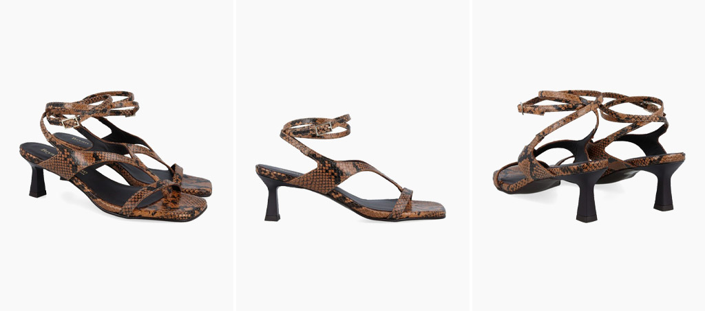 sandalias con pulsera en el tobillo