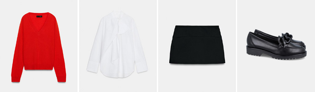 Mocasines negros con cadena Catchalot 5005