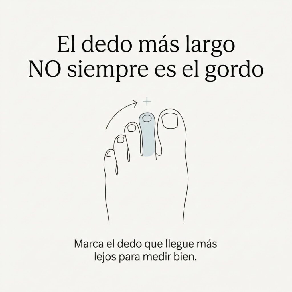 Foto 2 guia para medir la talla correcta de zapato