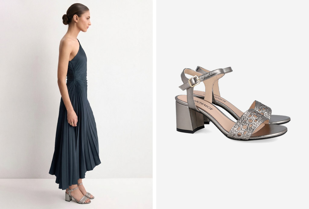 Sandalias metalizadas Patricia Miller Pienza 7093F