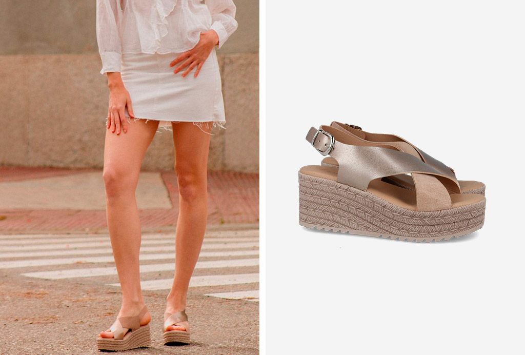Plataformas beige Andares 843828