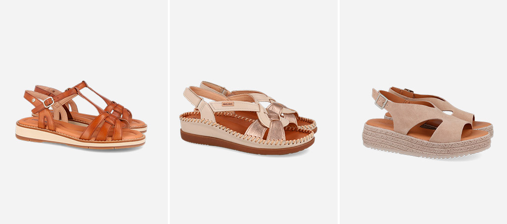 Sandalias de piel