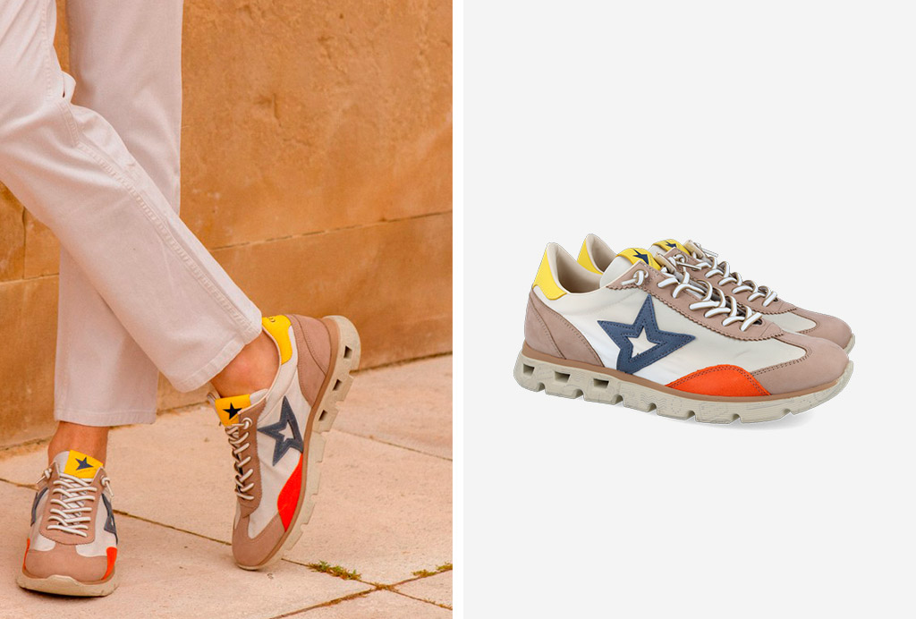 Zapatilla casual con amortiguación Cetti C-1259