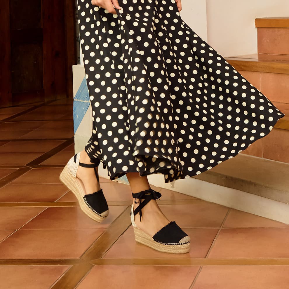 Alpargatas cómodas para la feria de Abril