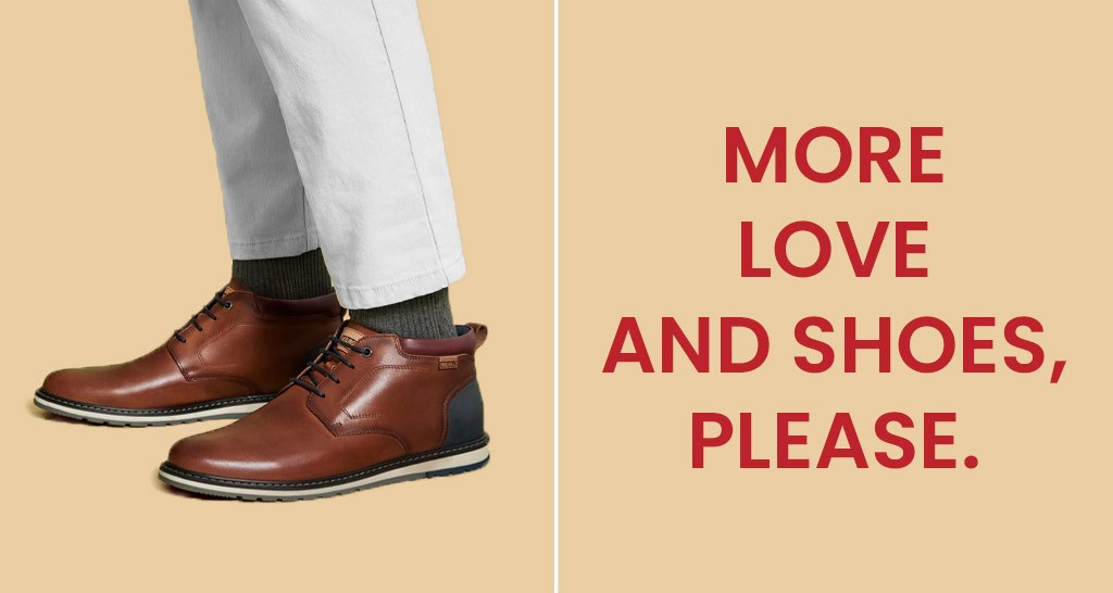 Zapatos de Hombre para San Valentín