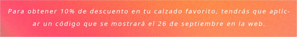 Para obtener el descuento deberás aplicar un código